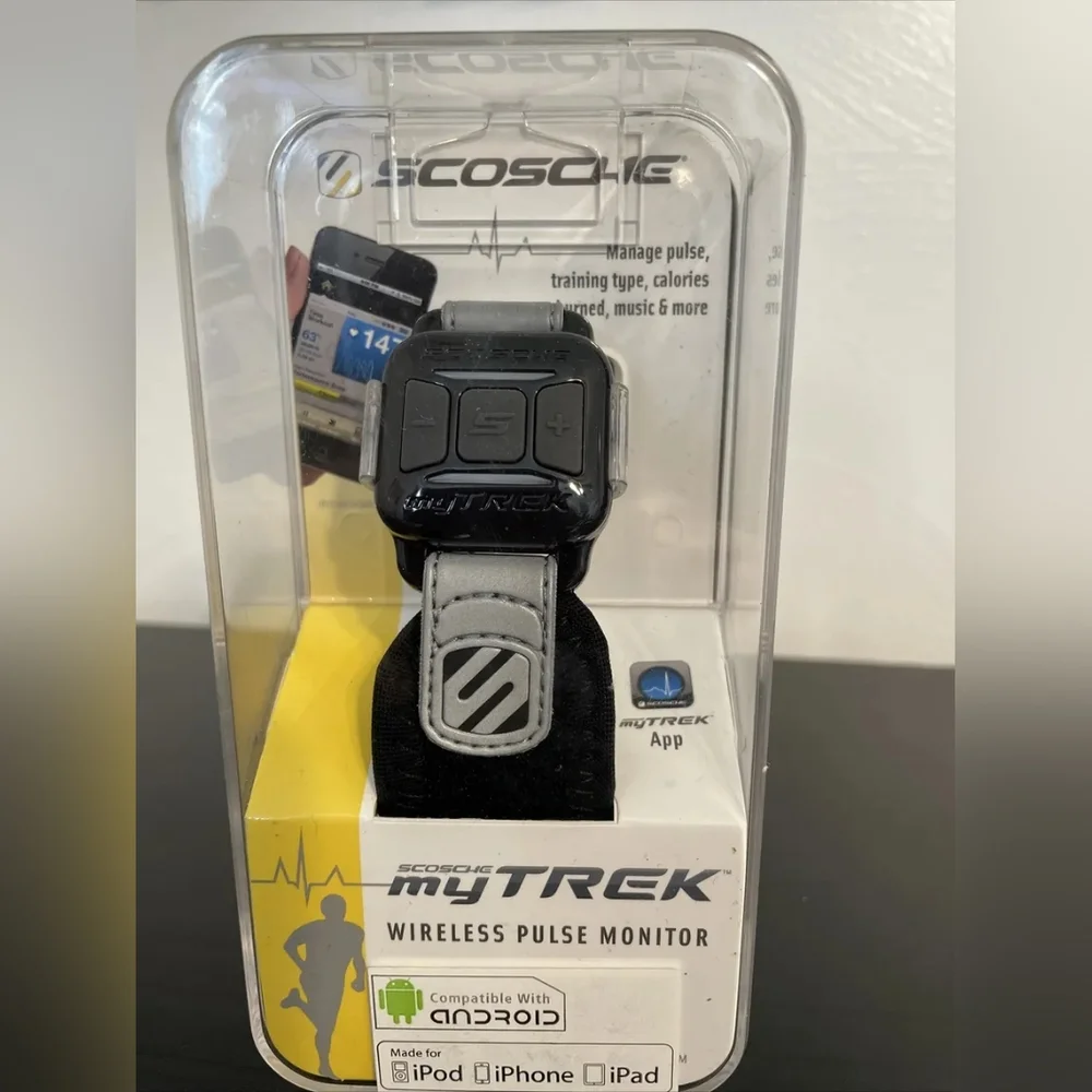 Scosche IPMT My Trek Wireless Pulse & Calorie Monitor for iPhone & iPod NEW